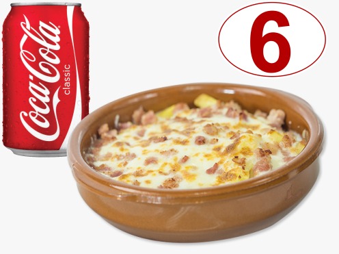 Menu Patata Gratinada