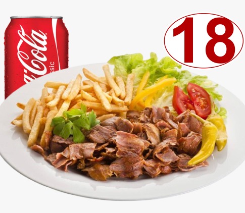 Menu Plato Kebab