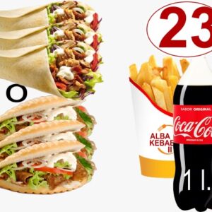 Menu 3 Rollos o Pita